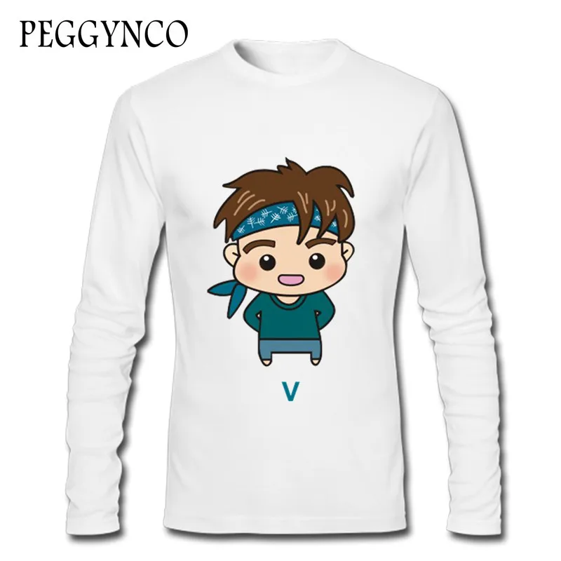 Мультфильм мальчиков SWAG jin Женская Футболка Горячая Аниме Осенние футболки для
