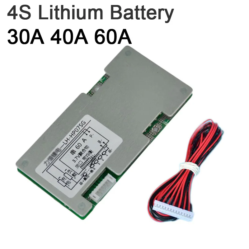 4S 3S 12V 30A 40A 60A Li Ion lifepo4 литиевая батарея Защитная плата с высоким балансом тока Lipo 4