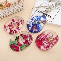 vintage acrylic soap dish box european style plate box container bath shower plate box home decoration 4