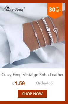Crazy Feng(Лея фенг) 3 шт./компл. в богемном стиле новая обувь ручной работы, многослойное строка веревочный браслет Треугольники круглые браслеты из бусин комплект индийских ювелирных изделий