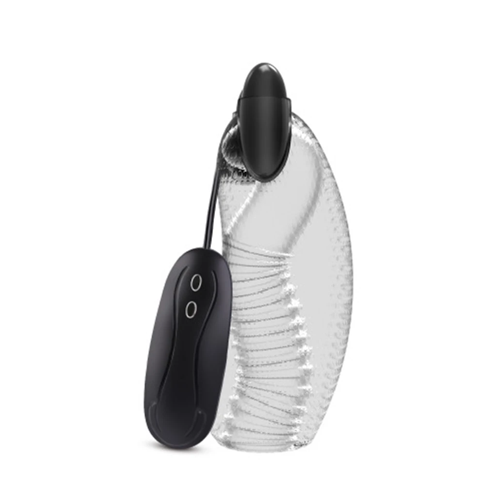 Перезаряжаемый Массажер для пениса с дистанционным управлением Мужской