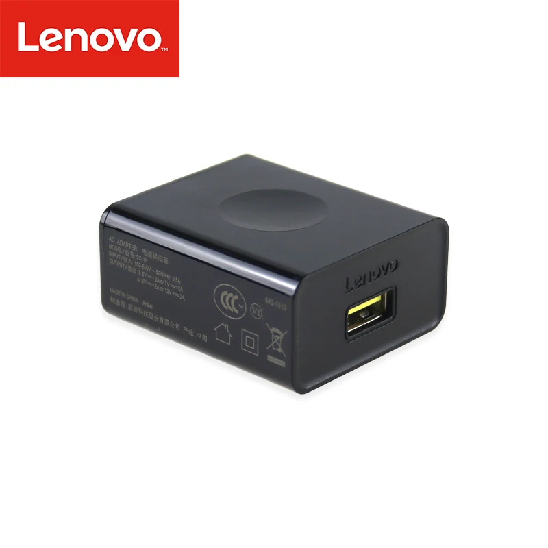 Оригинальный адаптер питания для ноутбука Lenovo зарядное устройство lenovo 24 Вт 5 2 в/2