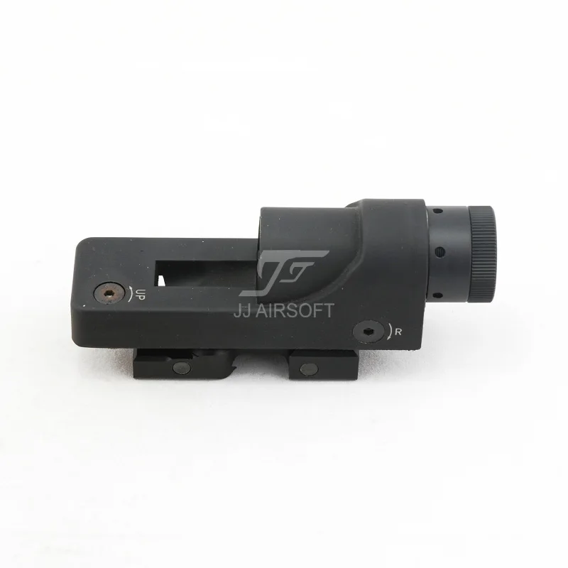 JJ Airsoft 1x24 зеркальная треугольная сетка с красной точкой (черная/желтая) RX06 сетка|red