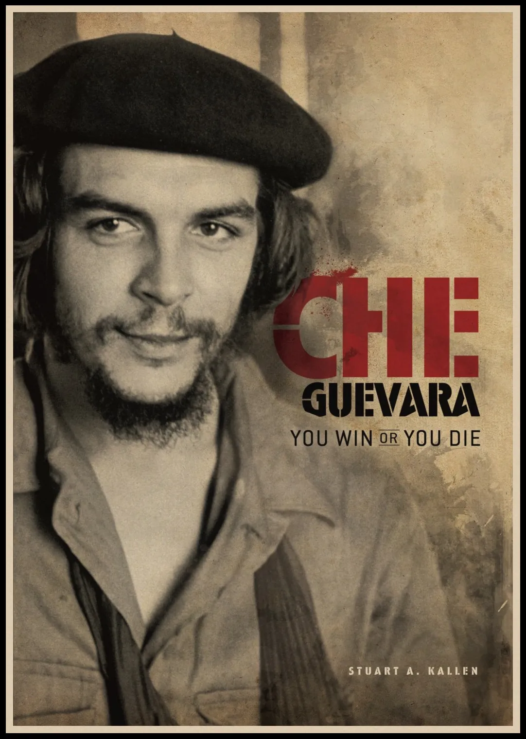 Плакаты Che Guevara в стиле ретро настенный постер из крафт бумаги большая комната