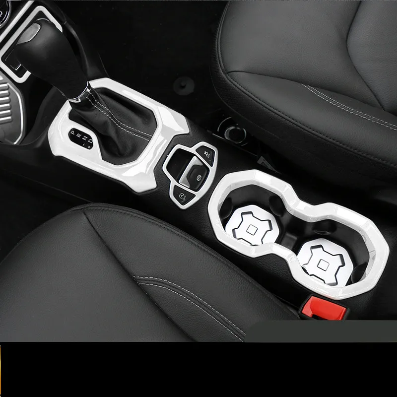 Белый ABS рулевое колесо воздуховод фара Кнопка декорированная рамка для Jeep Renegade