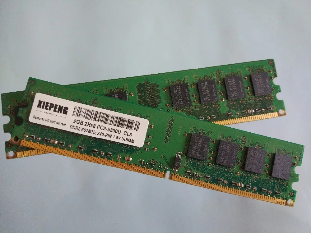 2GB 2Rx8 PC2-5300U 4G PC2 6400 DDR2 800MHz NON ECC RAM для DELL Opti Plex 210L 320 745 740 745c 755 DT/ MT/SFF/USFF настольных