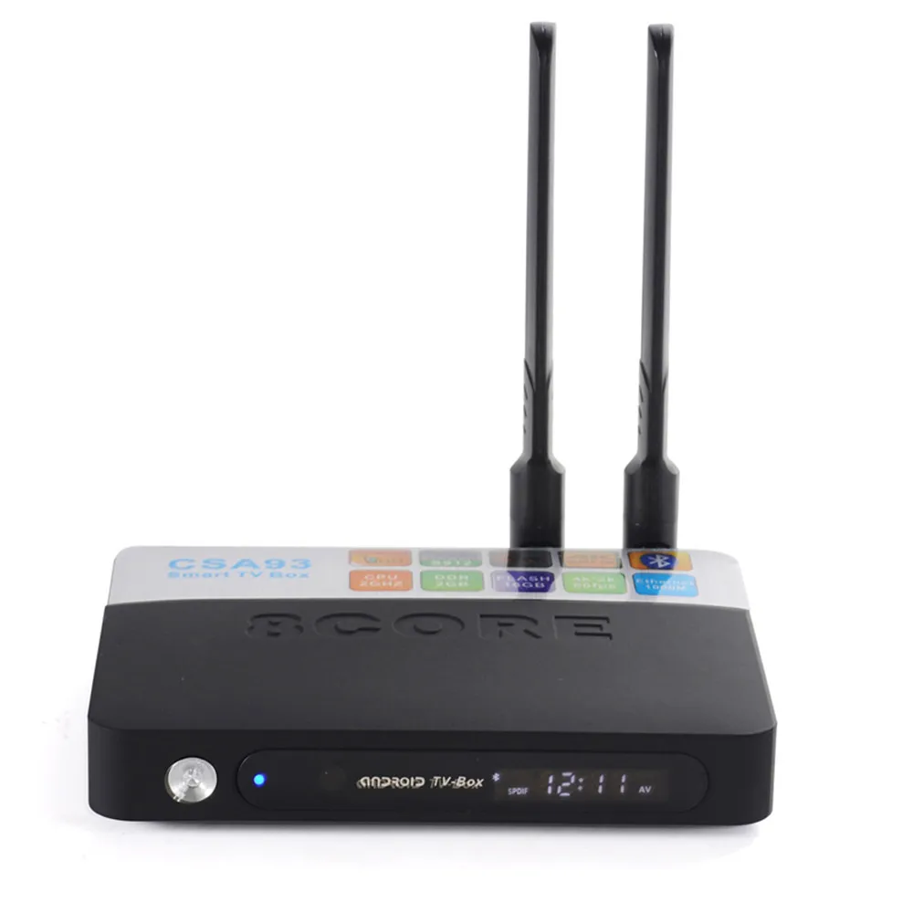 3 ГБ 32 Android 7 1 smart ТВ коробка CSA93 Amlogic S912 Octa Core Wi Fi BT4.0 4 К 1000 м LAN потоковое Смарт Media Player