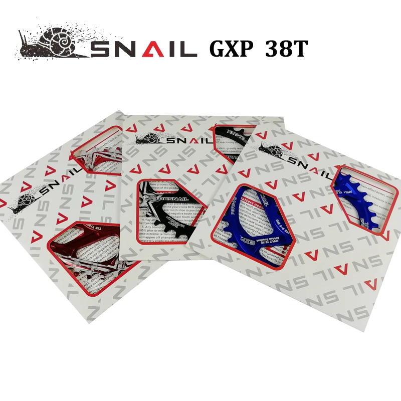 SNAIL GXP 7075 MTB bike шатунная пластина 38T узкий широкоугольный поднос Запчасти для