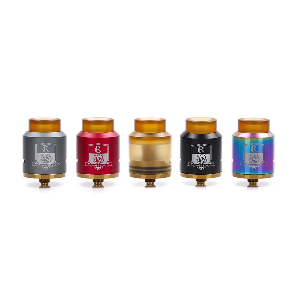 Original IJOY Combo RDA Tank 25mm Bottom Airflow System &amp Innovative Spring Design Deck COMBO Vs RDTA 5S E-Cig Atomizer | Электроника
