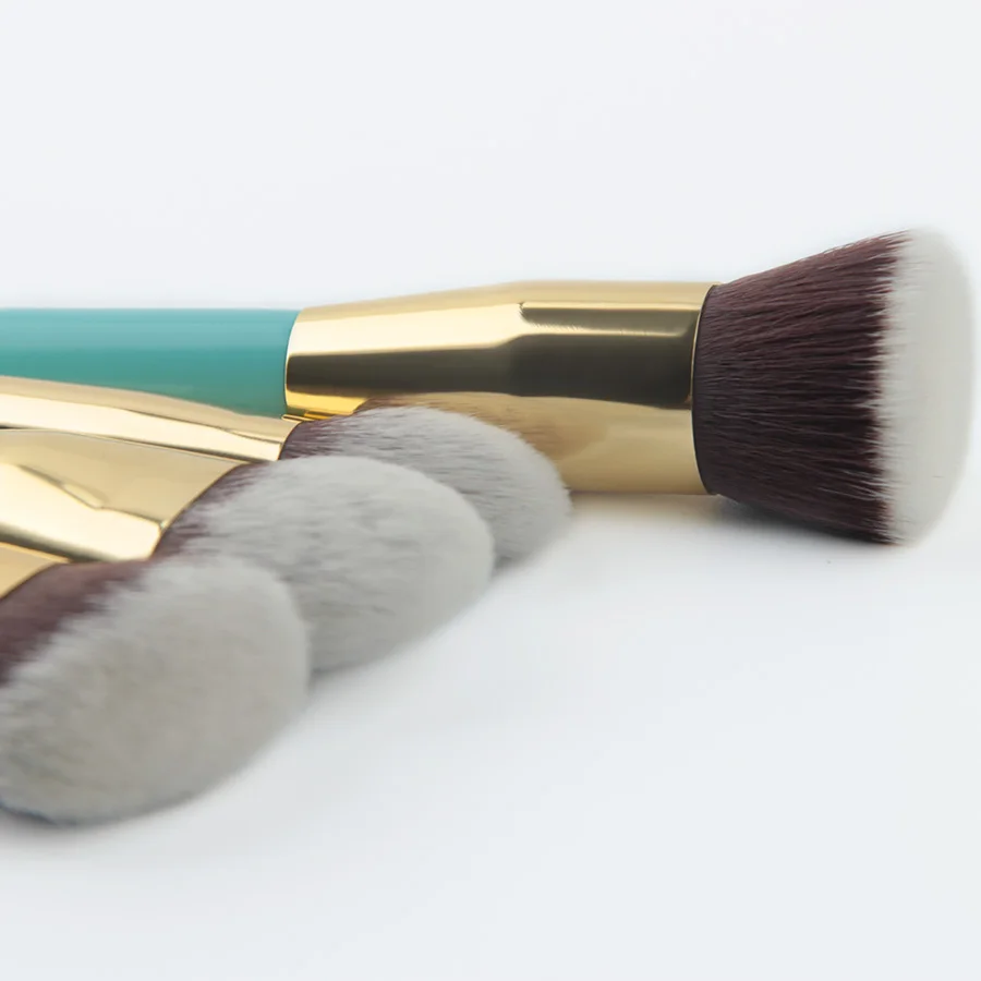 Anmor Travelling Makeup Brushes 9 PCS Synthetic Hair Brush Set With Portable Bag GM001 | Красота и здоровье
