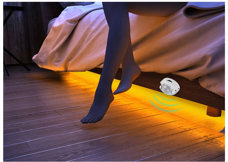 Foxanon RGB Светодиодная лента светильник 5 в USB Светодиодная лента 12 В Водонепроницаемая RGB датчик движения 2835 5050 гибкая лента для ТВ ПК кухни