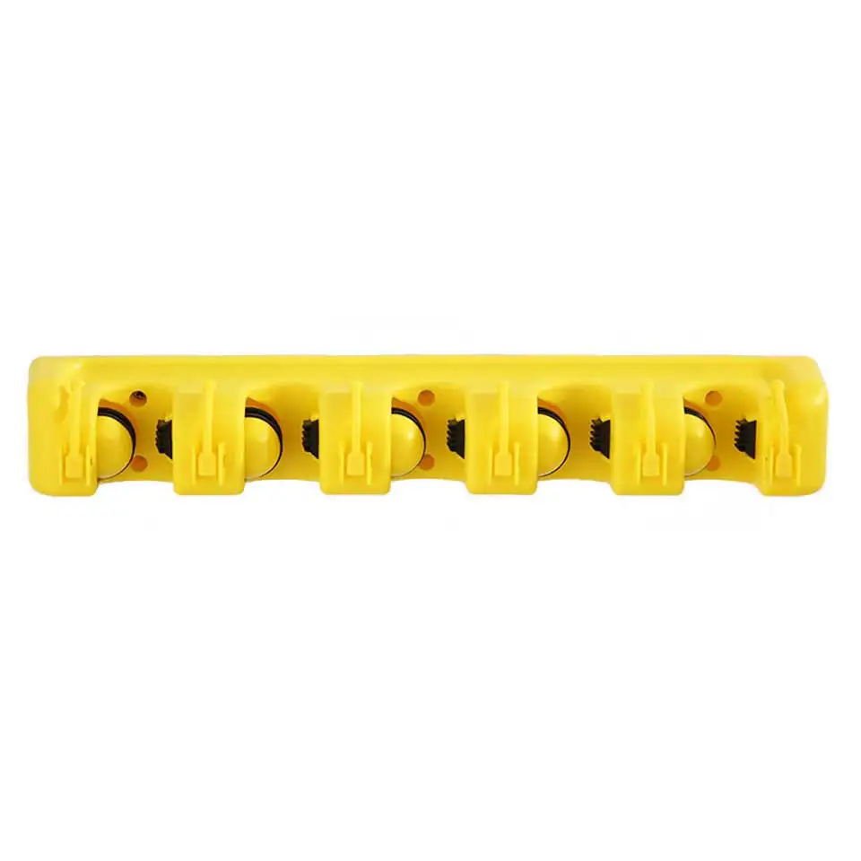 Mop Holder A270 Пластиковый держатель для швабры, настенный держатель для швабры, органайзер для швабры, щетка, метла, вешалка/держатель и садовый инструмент, органайзер для гаража - Цвет: Mop Holder A270