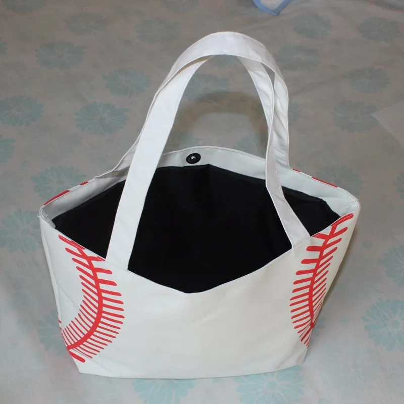 Новое поступление, маленькая велосипедная сумка baseball, Женская холщевая сумка на плечо, бейсбольная сумка, женская сумка, милая сумка Canva, баскетбольная сумка