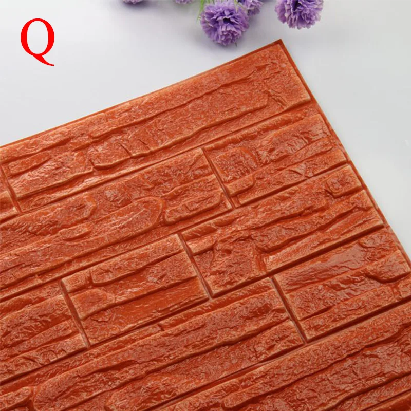 Кирпич обои 2019TOP DIY 3D Кирпич ПЭ пены панели обоев комнаты наклейка каменное украшение тиснением G90531