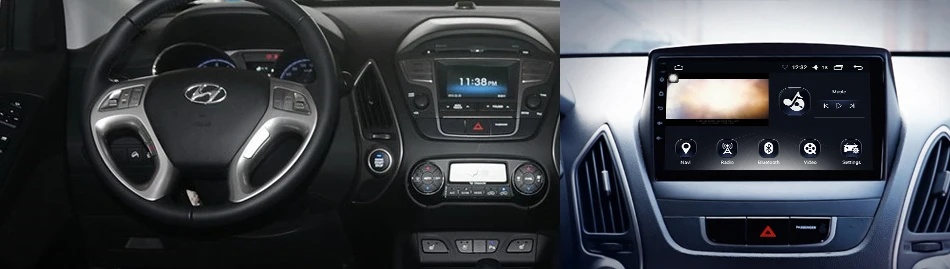 Idoing " Автомобильный Радио Мультимедиа Android видео плеер навигация gps для hyundai Tucson 2 LM IX35 2009- седан без 2din DVD