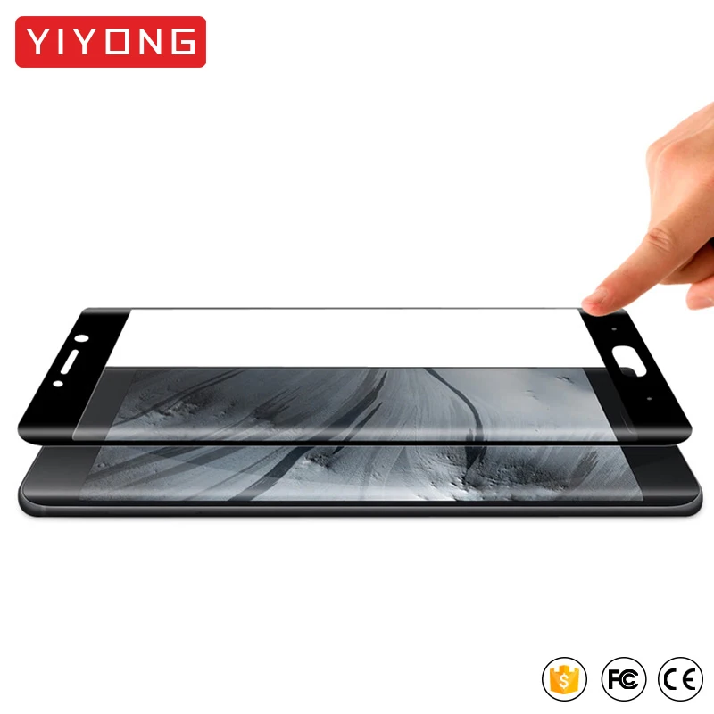 YIYONG 3D Edge изогнутое стекло для Xiaomi mi Note 2 закаленное стекло на Xio mi Note2 Защита экрана для Xiao mi Note 2 стекло 5,7"