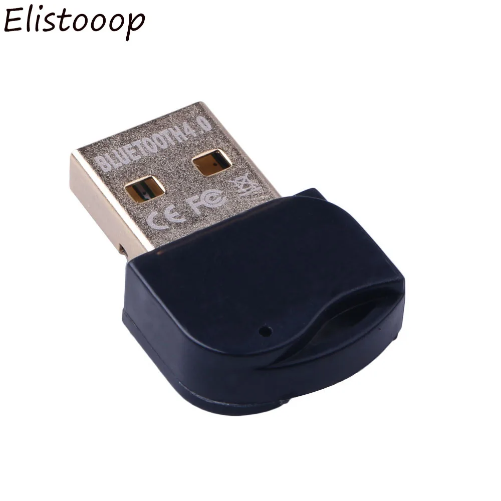 Elistooop Bluetooth Adapter V4.0 Free Driver CSR Dual Mode Wireless Mini USB Dongle 4.0 Transmitter for Computer PC | Электроника