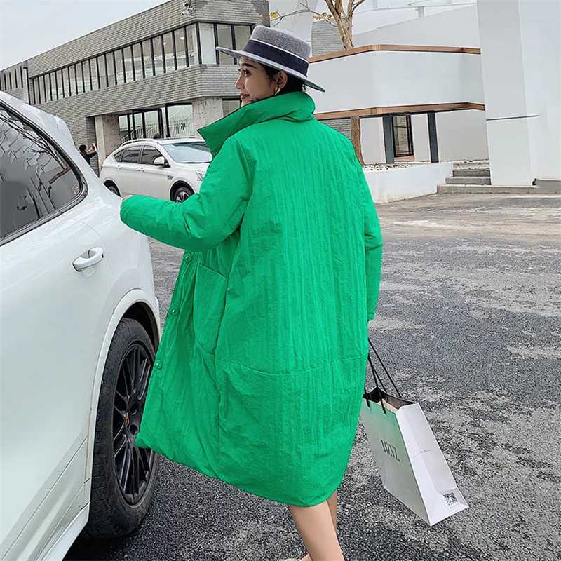 Высокое качество зимний пуховик женские парки новинка 2018 Двусторонняя одежда