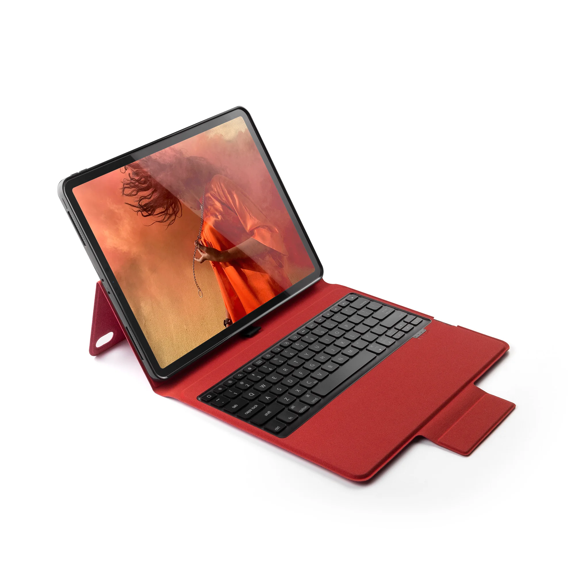 Чехол с клавиатурой и подсветкой для Ipad Pro 12,9 с держателем для карандашей, смарт-чехол, чехол-книжка с беспроводной клавиатурой Bluetooth