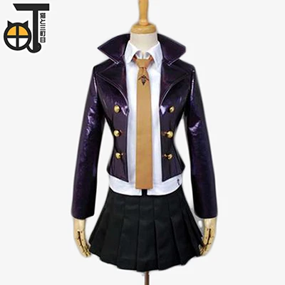 2017 Горячая игра Dangan Ronpa Kirigiri Kyouko полный комплект Косплей Костюм Хэллоуин косплей