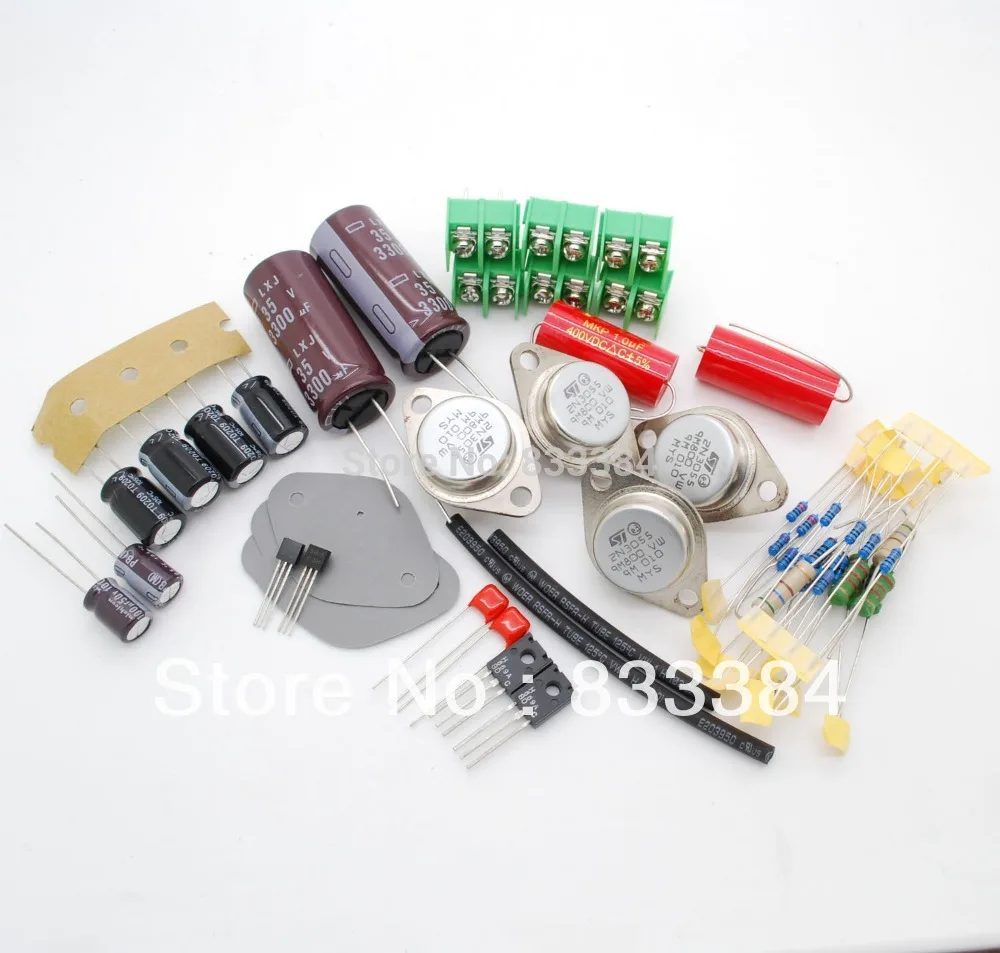 Бесплатная доставка Новый Двухканальный комплект усилителя JLH 1969 A класса ST2N3055 MKP