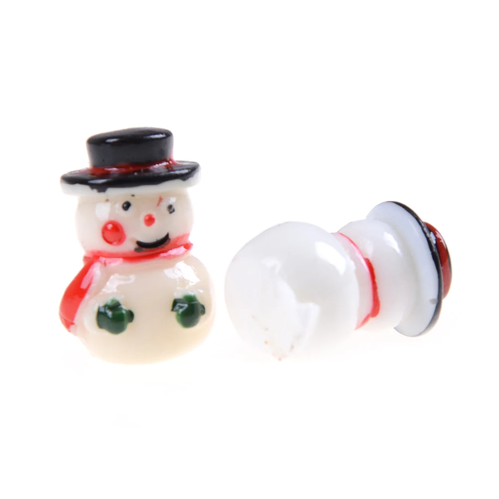 2 шт. миниатюрная фигурка мини Фея зимний снеговик декоративный сад животное