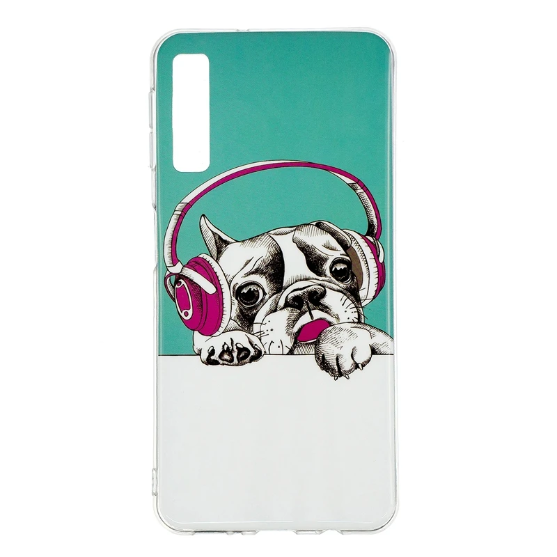 Светящийся чехол для Coque samsung A7 чехол Etui Fundas силиконовый чехол из ТПУ для Coque samsung Galaxy A7 A 7 A750 Carcasa