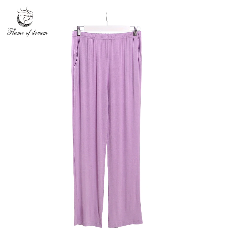 Пижама femme модал пижамы из материала снизу пижамные брюки для сна Pijama Femme Mujer Invierno