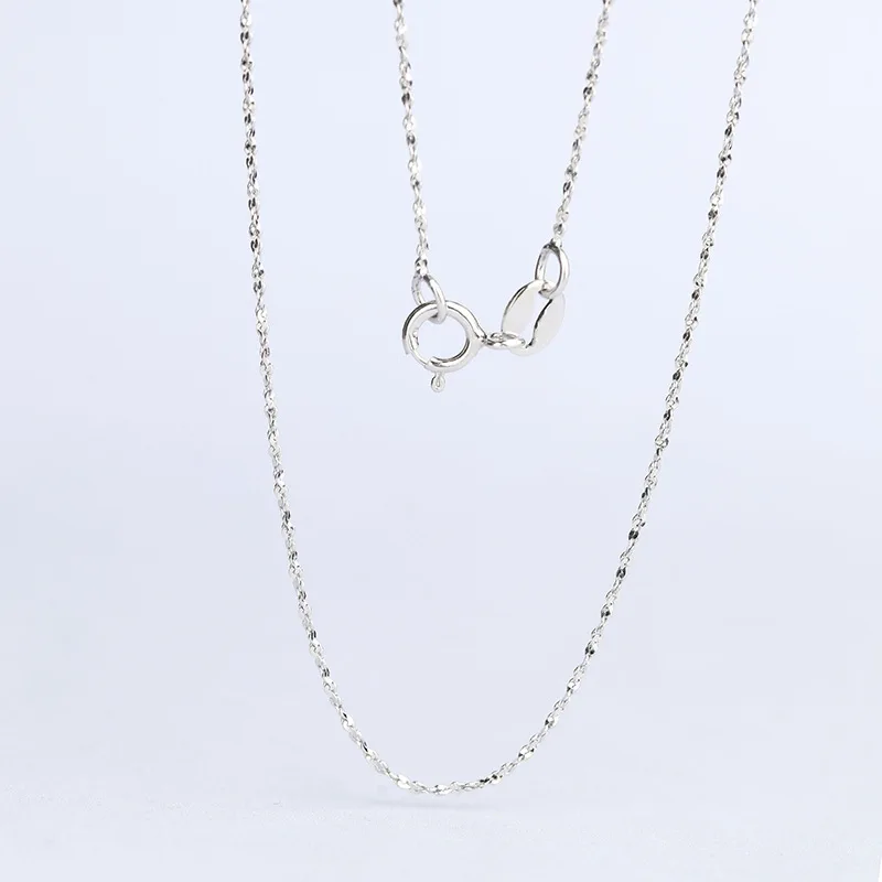 Длинная цепочка Martick 1 5 мм с блестящим небом и звездами для женщин серебряная 925