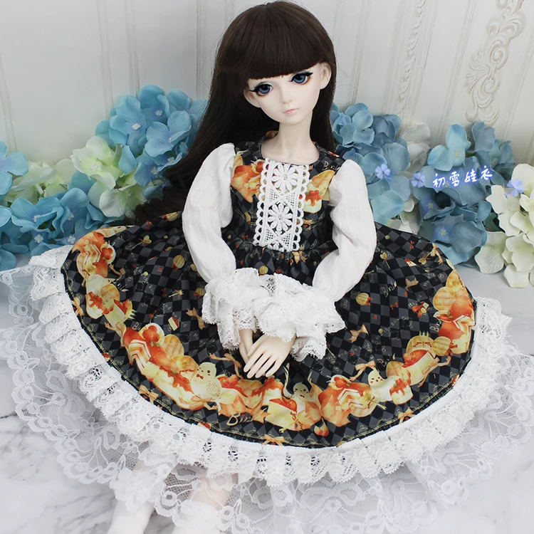 BJD SD Кукла Одежда фейерверк платье для 1/3 1/4 1/6 bjd кукла аксессуары зимний комплект