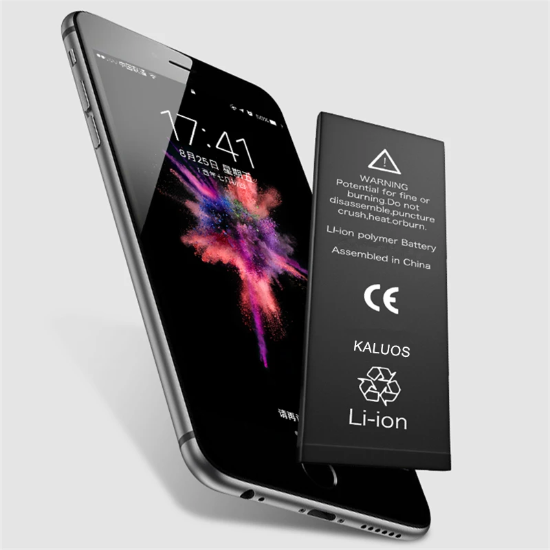 Реальная емкость встроенный аккумулятор телефона для iPhone 5 5S/5C 6 S 7 8 Plus 4 4s Высокое