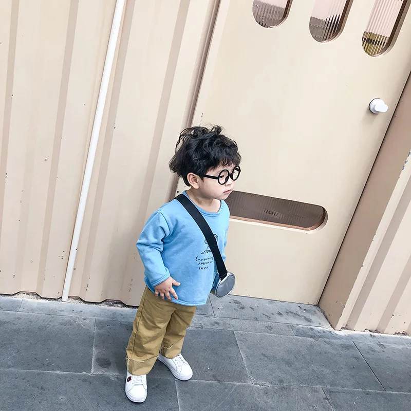 Корейский стиль футболки для маленьких мальчиков с героями мультфильмов