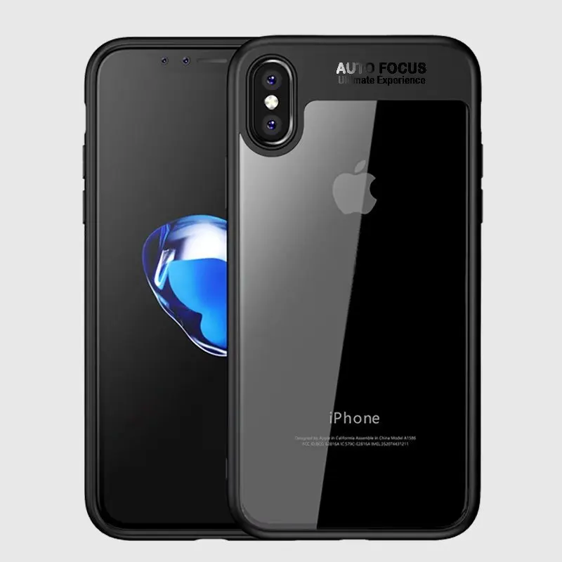 Новый ТПУ чехол для iphone 7 плюс TPU X 6 6s Plus 8 задняя крышка Капа мягкая оболочка