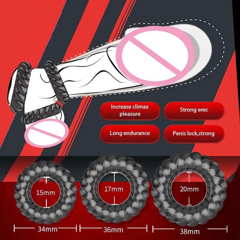 3pcs/set Soft Male Scrotal Bound Penis Rings Scrotum Binding Chastity Device Lock Cock Ring Sex Toys For Men Delayed Ejaculation | Красота и