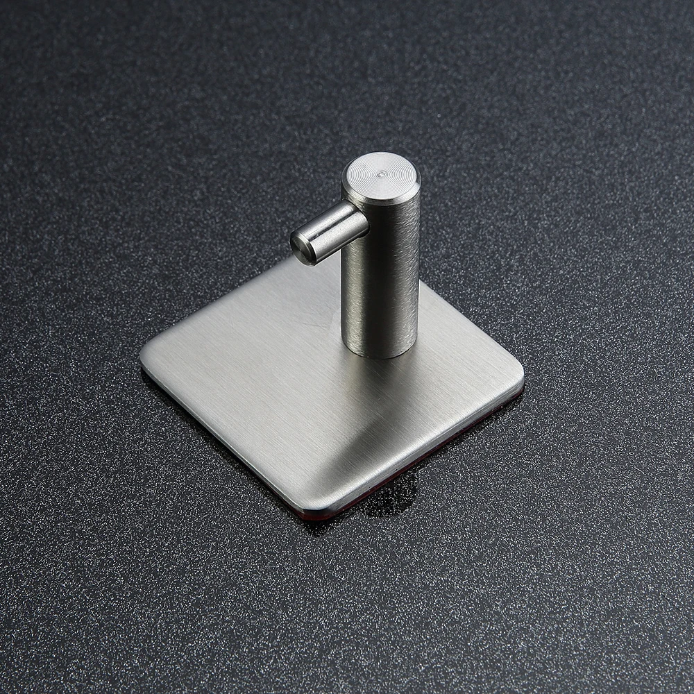 Настенная вешалка для одежды шляп полка с сильным клеем крючок из нержавеющей