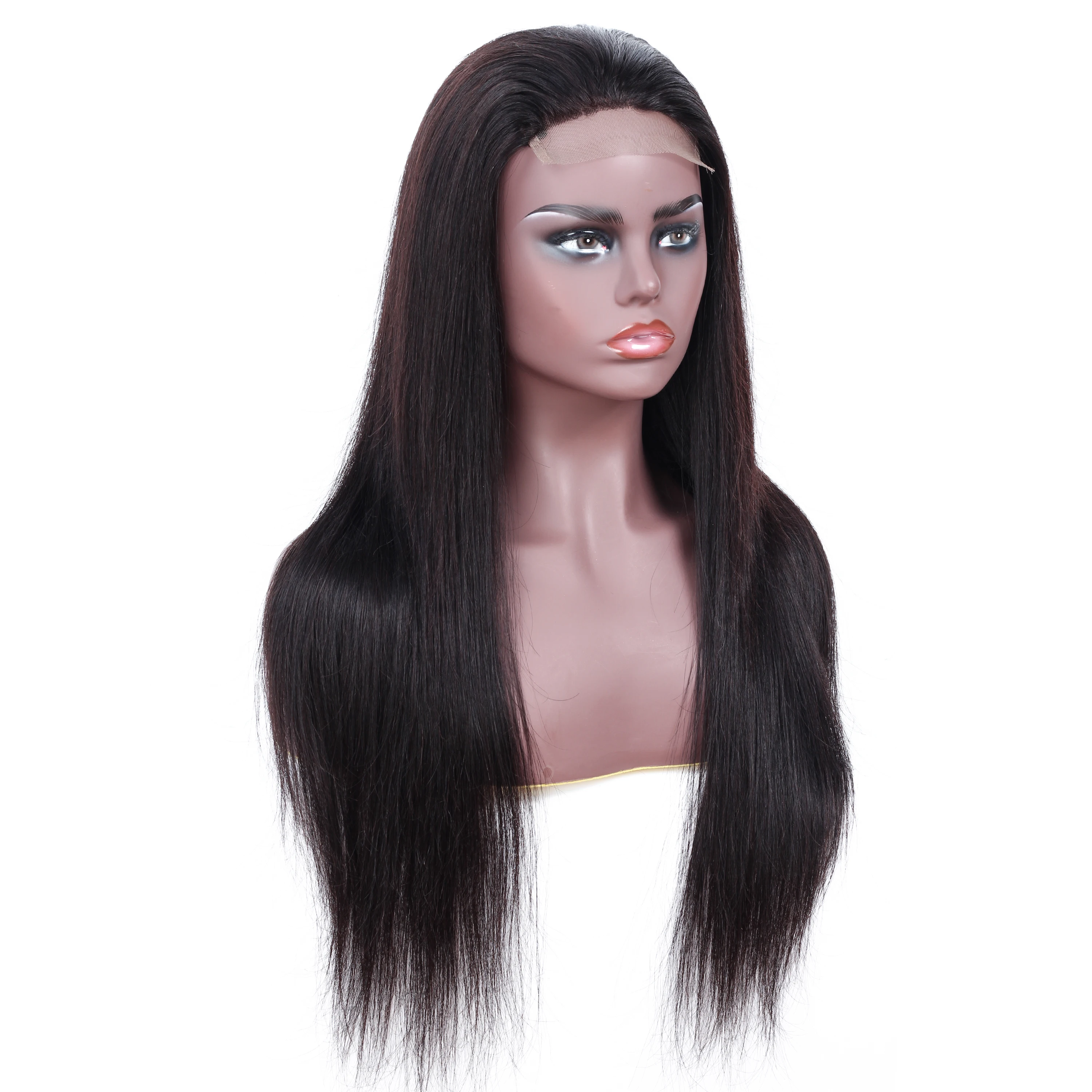 Halo Lady beauty 4*4 парик из бразильских человеческих волос прямые волосы с волосами