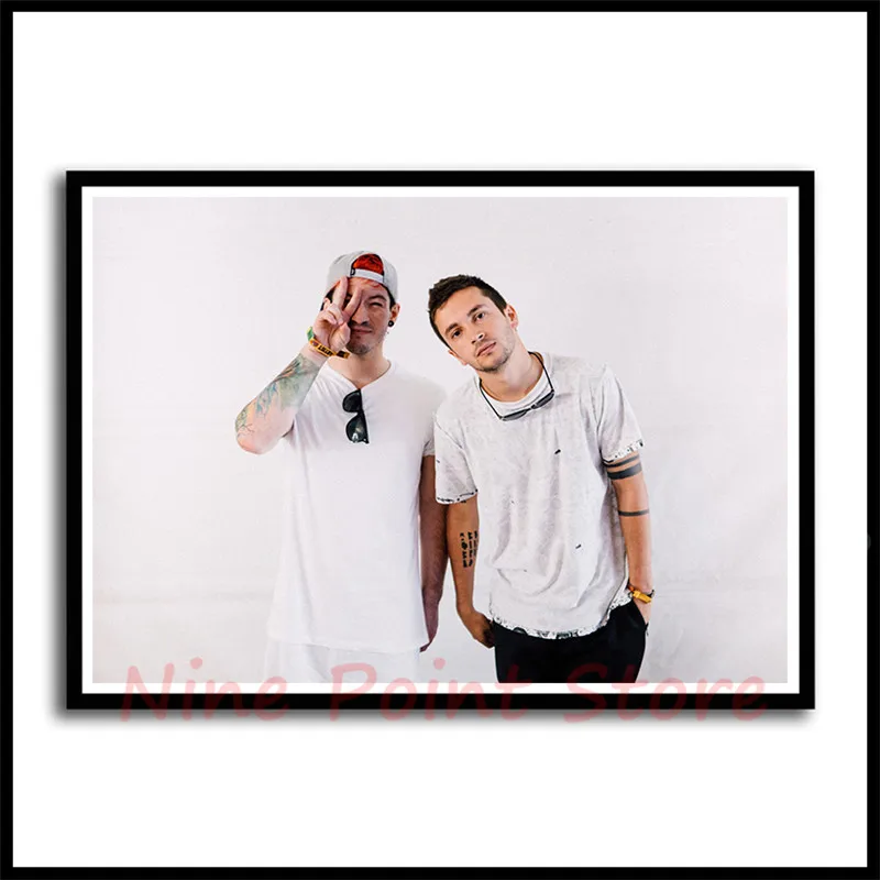 Twenty One Pilots рок-группа с музыкальным покрытием бумажные постеры для украшения дома хорошее качество принты белый домашнее искусство бескаркасные