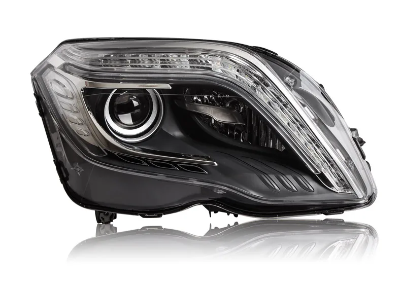 Car headlight For GLK headlights 2013- GLK 250 300 led headlight Head Lamp led drl projector headlight H7 hid Bi-Xenon Lens
