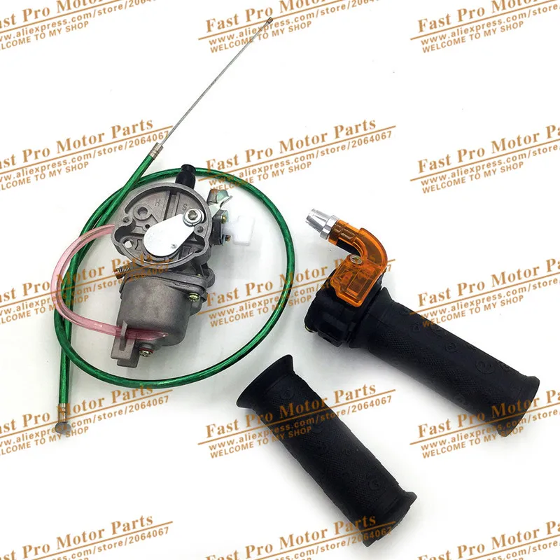 Дроссельной оседают сцепление кабель Карбюратор Комплект для 47cc 49cc мини