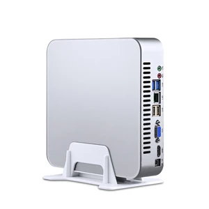 Безвентиляторный мини ПК Intel Core i3 7100U i3 6006U Windows 10 Barebone компьютер DDR3 2,4 ГГц 620/520 графика 4K HTPC minipc HDMI VGA