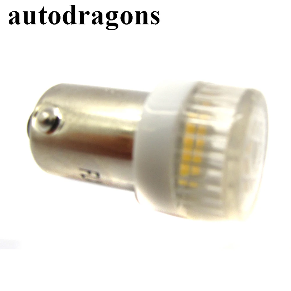 Autodragon 100 шт. Ba9s #44 байонетная лампа переменного тока 6 в/6 3 В 2*5630 SMD + светодиодная с