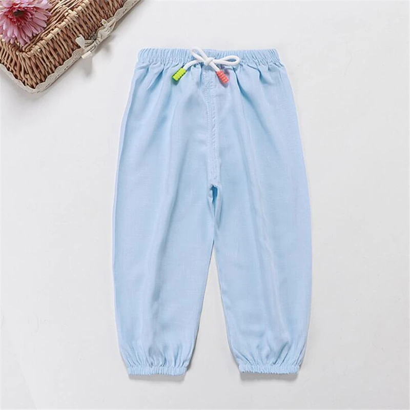 Штаны для малышей Домашняя одежда мальчиков и девочек детские длинные брюки сна