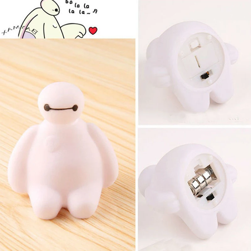 7 цветов Изменение Большой Герой мультфильма BayMax светодиодный ночник настольная