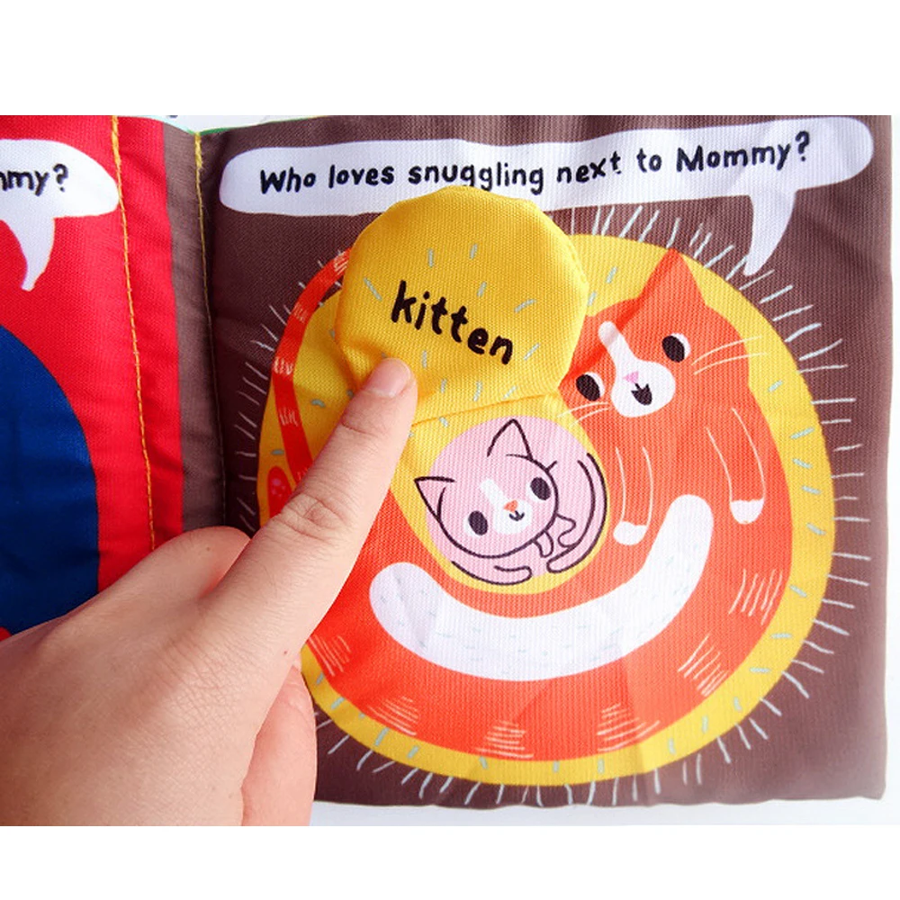 LoveCCD книги из мягкой ткани звук шелеста детская развивающая ранняя коляска
