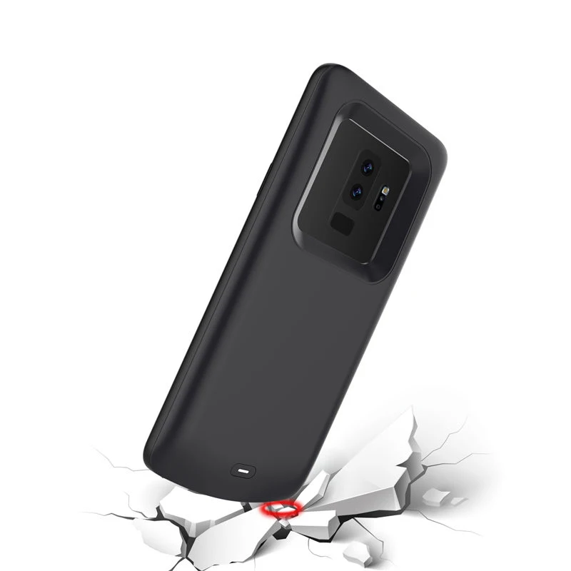 Силиконовый противоударный Батарея зарядный чехол для samsung Galaxy S9 S8 Plus Note 9 Note 8 Батарея Зарядное устройство Чехол Пакет Мощность банк чехол
