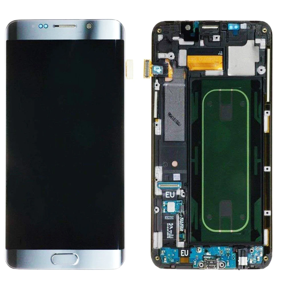 Sinbeda Super AMOLED для Samsung Galaxy S6 Edge Plus lcd сенсорный экран дигитайзер сборка для Samsung S6 Edge Plus G928 G928F lcd