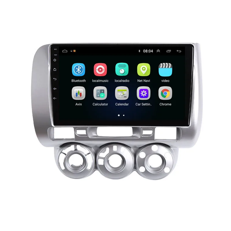 9 &quot2.5D ips Android 8 1 автомобиля Радио стерео для Honda Fit jazz 2004 2005 2006 2007 с gps