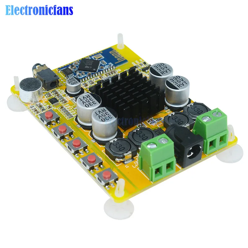 TDA7492 2x50 Вт беспроводной Bluetooth 4 0 стерео усилитель платы модуля двухканальный с