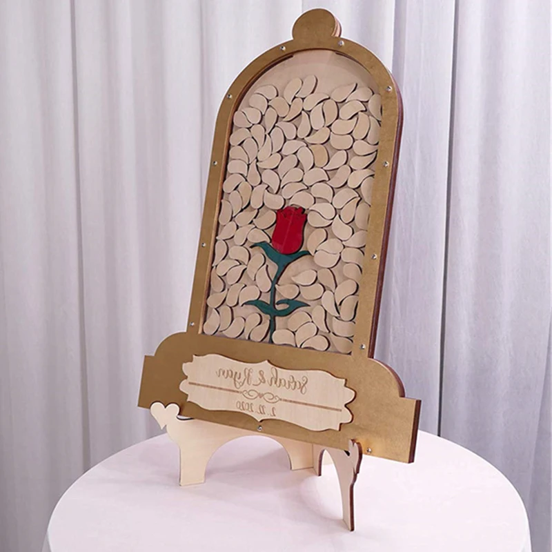 Свадебная Гостевая книга деревянные подарки для причастия свадебное украшение