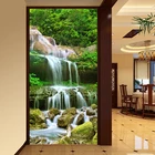 Пользовательские 3D фото стена Бумага водопад природа пейзаж большие фрески вход Гостиная Задний план настенная Бумага тиснением